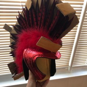 Halloween Costume- New. Feather headdress